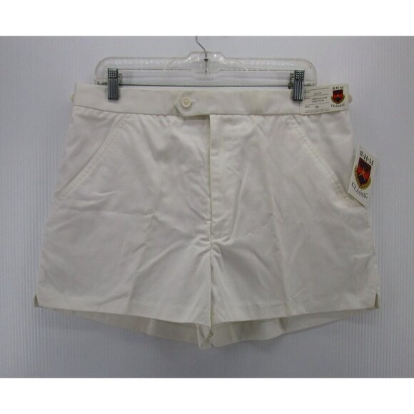 VINTAGE RHM Classic Shorts 36 Golf Chino Khakis 80s 90s Macys Mini NEW - Picture 1 of 9